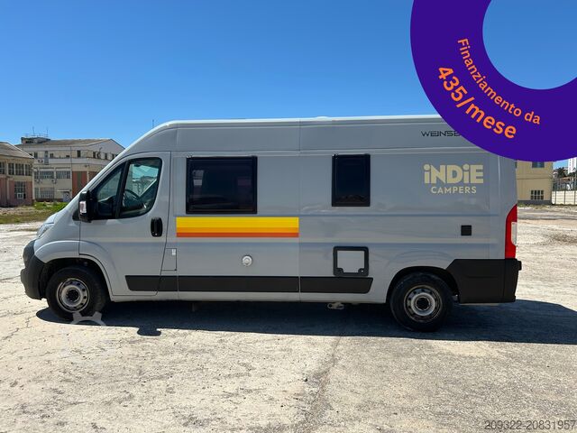 Wohnwagen/Wohnmobil Fiat Weinsberg Carabus 600 K | 4 Posti Letto | Completamente Attrezzato