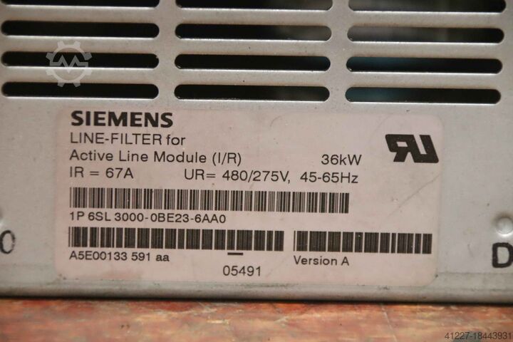 Line Filter Siemens 6SL3000-0BE23-6AA0