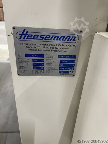 Breitbandschleifmaschine 1350 mm MFA 6 HEESEMANN PONCEUSE DE SURFACE MFA 6 1350 mm