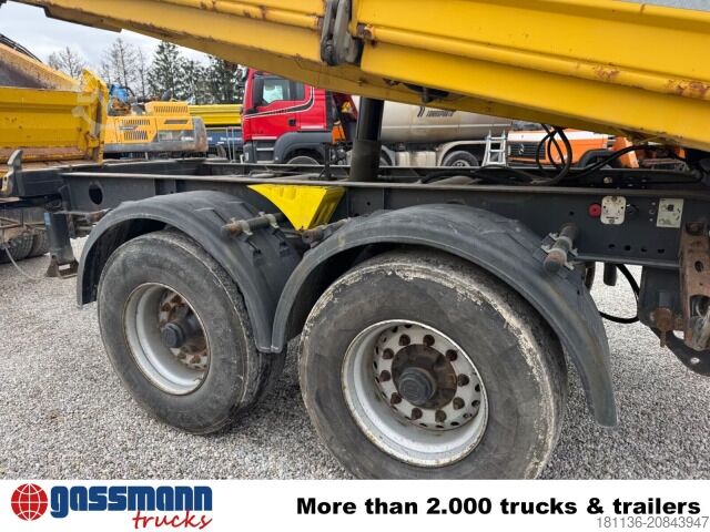 Dreiseitenkipper Anhänger Meiller MZDA 18/23 B, Bordmatik, Stahlbordwände, ca.