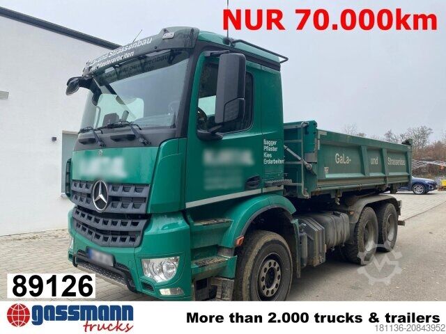 Kipper LKW Mercedes-Benz Arocs 2645 K 6x4, Retarder, Bordmatik