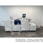 Digital print machine Xerox D110, incl. Fiery, paper deck, booklet-finisher