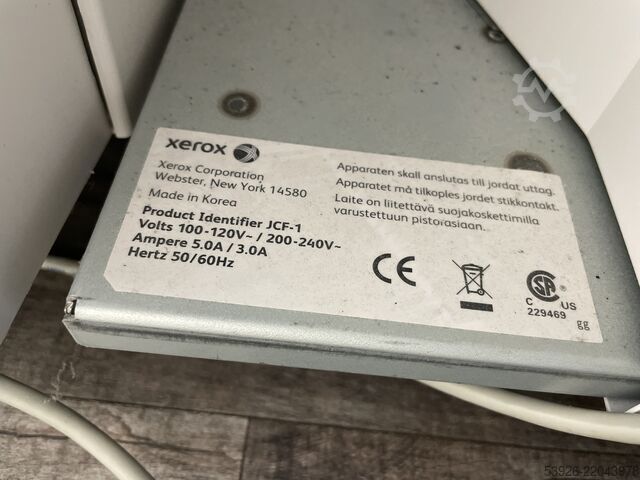 Digital print machine Xerox D110, incl. Fiery, paper deck, booklet-finisher