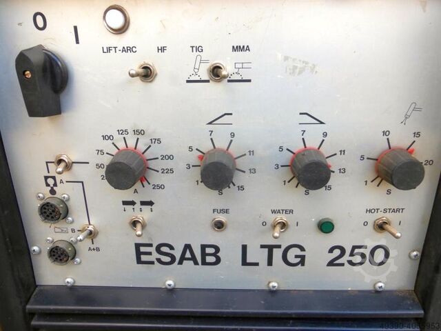 E-Schweißgerät, Stabelektroden-Schweißmaschine, Elektro Schweißstromquelle ESAB LTG 250