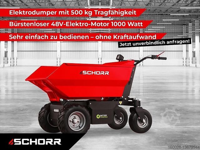 Minidumper SCHORR RR500DEHRA Minidumper Elektro 1000W
