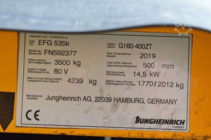 Jungheinrich EFG 535k Jungheinrich EFG 535k