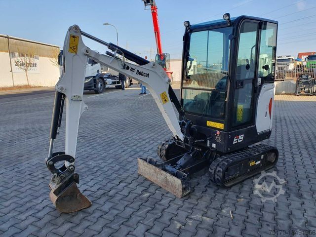 Mini excavator BOBCAT E19 / MS01 / nur 423h! / 2023 / Tieflöffel 300mm