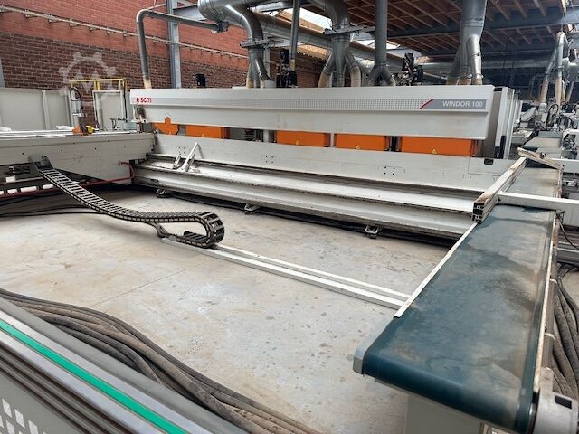 Wood processing line SCM Windor 100 + Superset + Profitech + mehr
