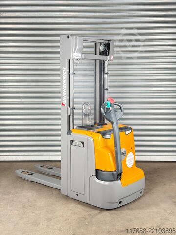 High lift truck pedestrian Jungheinrich EJC 214z - Service Neu - Initial + Freihub Triplex