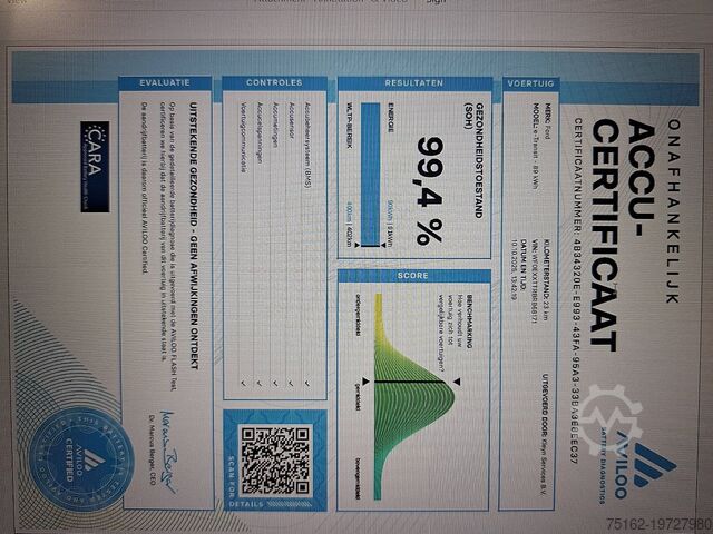 High-roof van FORD E-TRANSIT L3H3 elektr. 68 Kwh