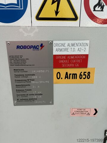 Ocme Pegasus F450 Palletizer & Winder (2014) Ocme Palettierer & Wickler