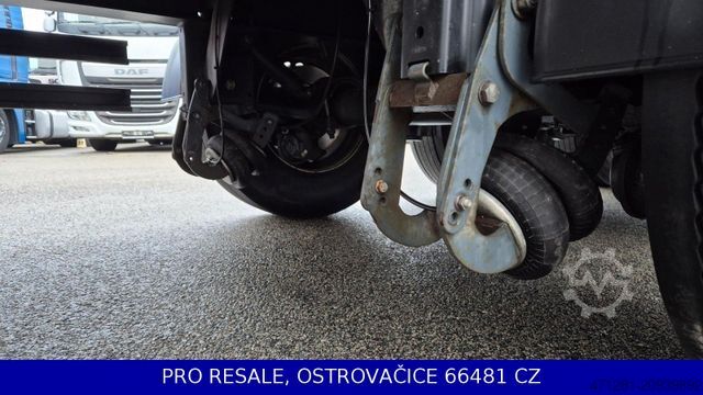 Open semitrailer with tarp KÖGEL SN 24 CARGO + LIFTACHSE + NEUE BREMSE