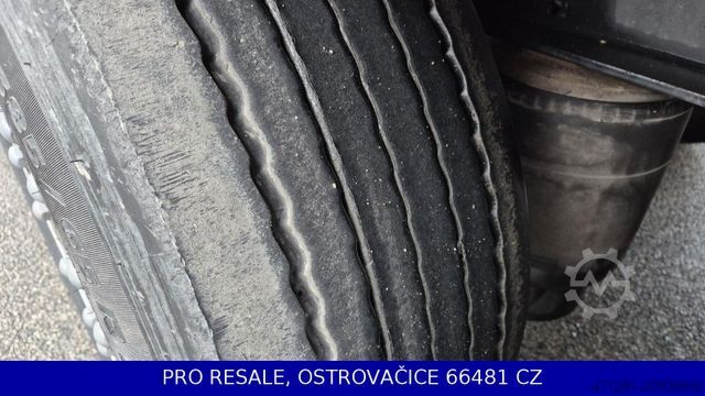 Open semitrailer with tarp KÖGEL SN 24 CARGO + LIFTACHSE + NEUE BREMSE