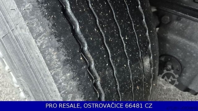 Open semitrailer with tarp KÖGEL SN 24 CARGO + LIFTACHSE + NEUE BREMSE