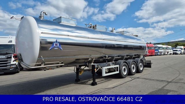 Tankauflieger SEKA SPSTT - LEBENSMITTEL + 3 KAM. + LACHSE + 31m3