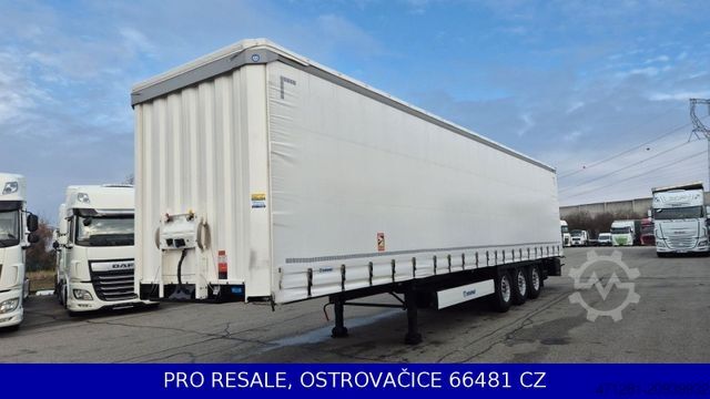Open semitrailer with tarp KRONE SD PROFI LINER + LIFTACHSE