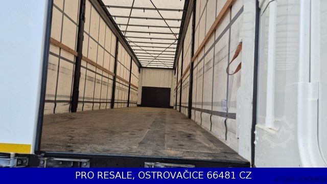Open semitrailer with tarp KRONE SD PROFI LINER + LIFTACHSE