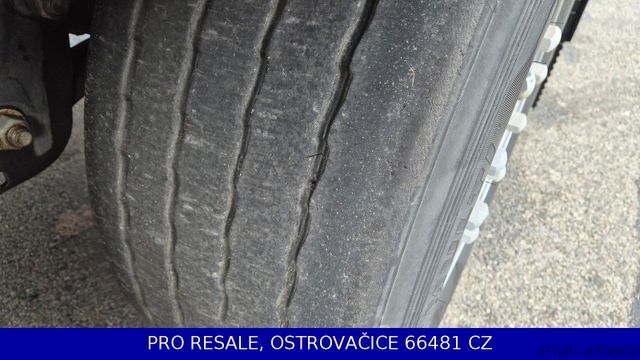 Open semitrailer with tarp KRONE SD PROFI LINER + LIFTACHSE