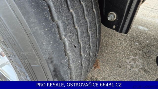 Open semitrailer with tarp KRONE SD PROFI LINER + LIFTACHSE