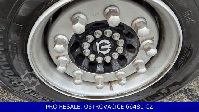 Open semitrailer with tarp KRONE SD MEGA LINER + LIFTACHSE