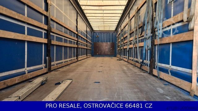Open semitrailer with tarp KRONE SD PROFI LINER + LIFTACHSE
