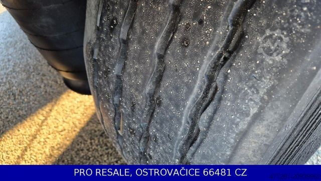 Open semitrailer with tarp KRONE SD PROFI LINER + LIFTACHSE