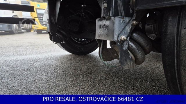 Open semitrailer with tarp KÖGEL SN 24 CARGO + LIFTACHSE