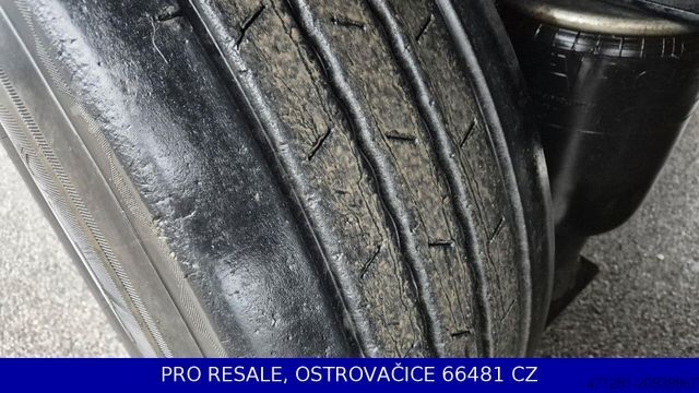 Open semitrailer with tarp KÖGEL SN 24 CARGO + LIFTACHSE