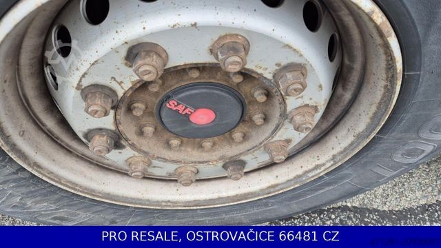 Open semitrailer with tarp KÖGEL SN 24 CARGO + LIFTACHSE + PALBOX