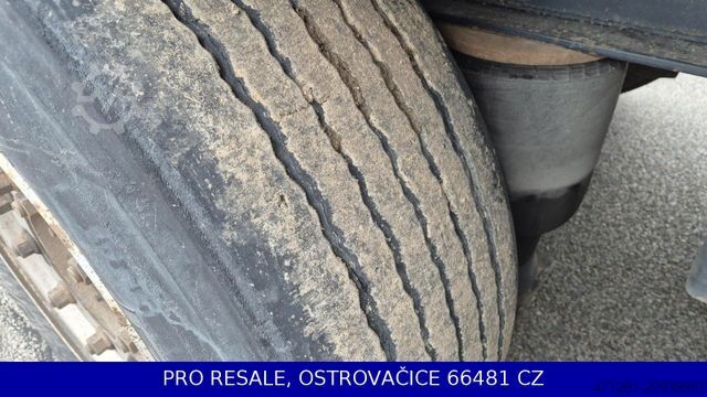 Open semitrailer with tarp KÖGEL SN 24 CARGO + LIFTACHSE + PALBOX