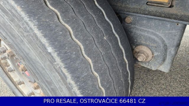 Open semitrailer with tarp KÖGEL SN 24 CARGO + LIFTACHSE + PALBOX