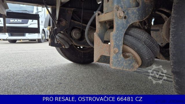 Open semitrailer with tarp SCHWARZMÜLLER SPA 3/E STD + LIFTACHSE