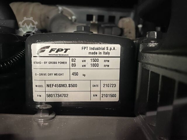 Generator set Iveco NEF45SM2 - 88 kVA Generator - DPX-17551