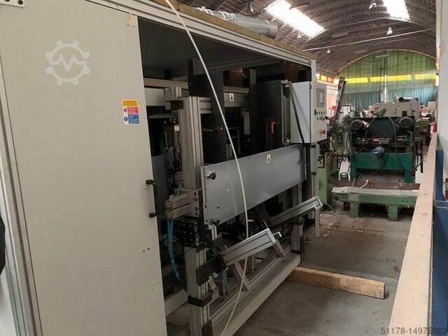 Element-Schleif-/Hobelmaschine, elektronisch, mit automatischer Be- und Entladung, Marke Promac Promac BIPLANE 1200