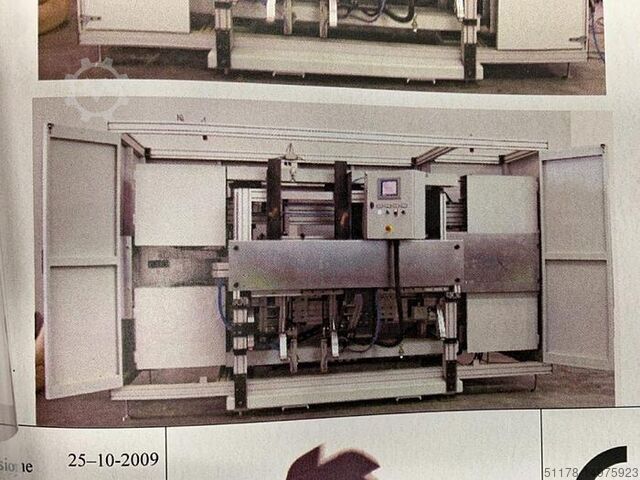 Element-Schleif-/Hobelmaschine, elektronisch, mit automatischer Be- und Entladung, Marke Promac Promac BIPLANE 1200