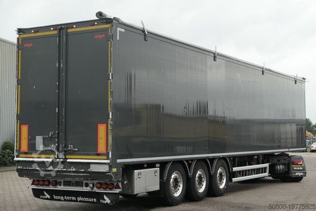 Walking floor semitrailer STAS Biostar, 92m³, 10mm Boaden, Funk, Luft-Lift, SAF