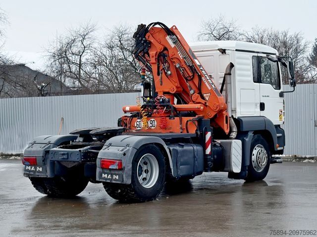 Standard tractor unit MAN TGA 18.360 * Sattelzugmaschine  * TEREX 165.2E