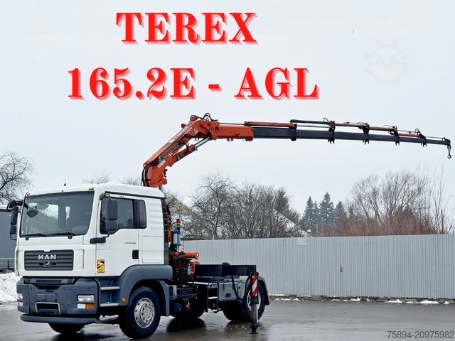 Truck mounted crane MAN TGA 18.360* Sattelzugmaschine * TEREX 165.2E