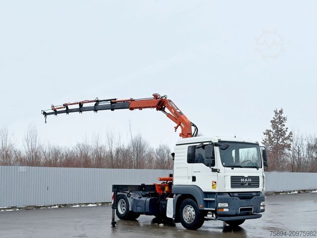 Truck mounted crane MAN TGA 18.360* Sattelzugmaschine * TEREX 165.2E