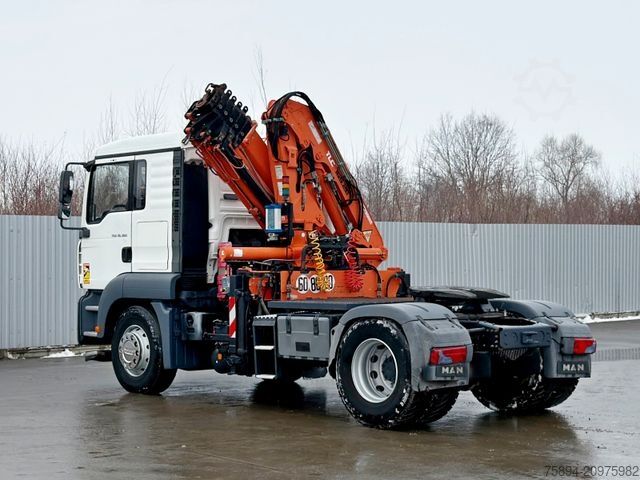Truck mounted crane MAN TGA 18.360* Sattelzugmaschine * TEREX 165.2E