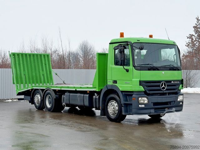 Car carrier truck MERCEDES-BENZ ACTROS 2532 * Pritsche 7,70 m * 6x2