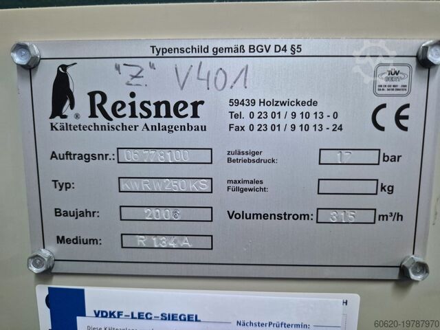 Chiller BITZER KWR W250 KS(3)