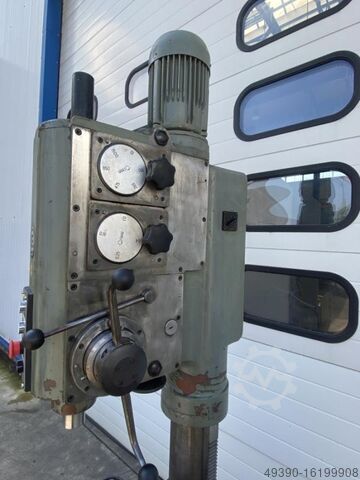 Column drilling machine MK4, geared drilling machine, pillar drill INFRATIREA - ORADEA PH-31