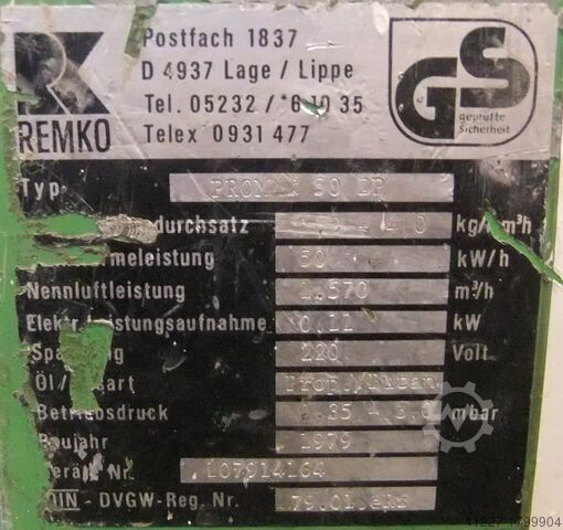 Heater fan Remko Promat 50 DP