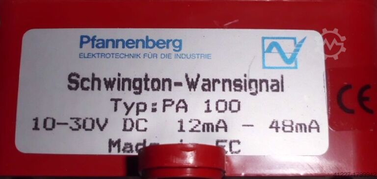 Vibration warning signal Pfannenberg PA 100