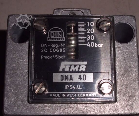 Hydraulic pressure switch Fema DNA 40