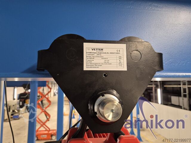 Two-rail gantry electric chain hoist Vetter P300 Portalkran 1,6t Krananlage