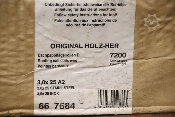 Roofing Nails Nail Rolls Stainless Steel 1 Box Holz-Her 3,0x25 A2