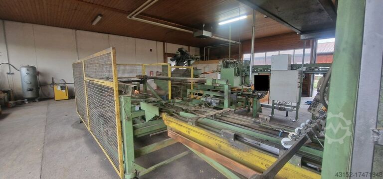 Pallet manufacturing machine WEIMER Palettenproduktionsanlage