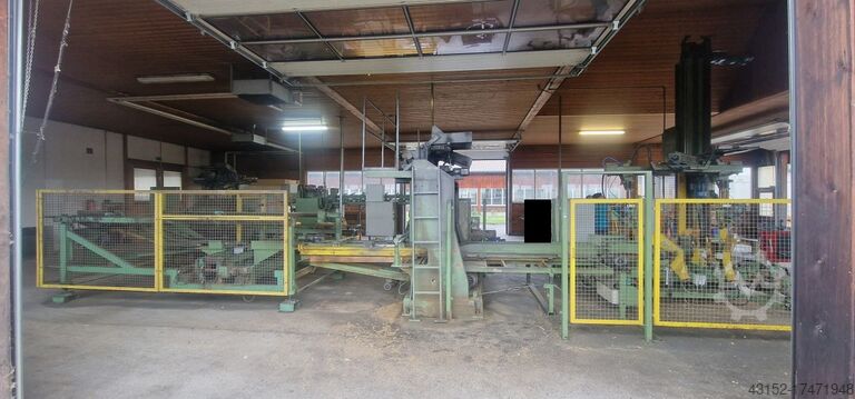 Pallet manufacturing machine WEIMER Palettenproduktionsanlage